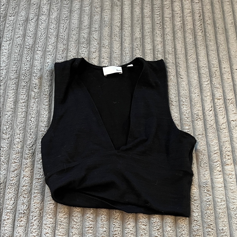 Wilfred Free Black Sleeveless Top